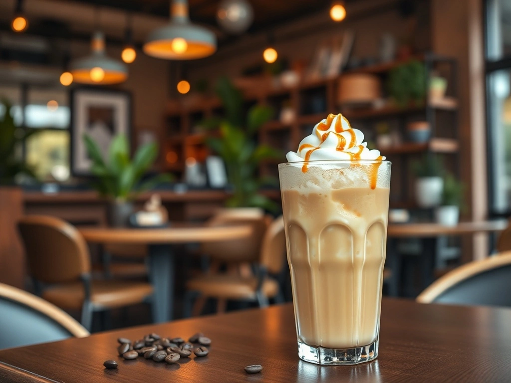 Iced Butterscotch Latte
