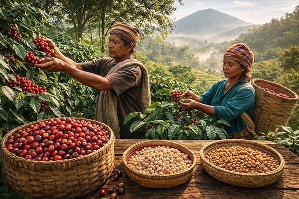Jenis Biji Kopi Arabika Flores Bajawa