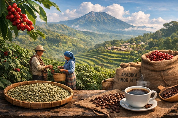 Jenis Biji Kopi Arabika Timor Tengah Selatan